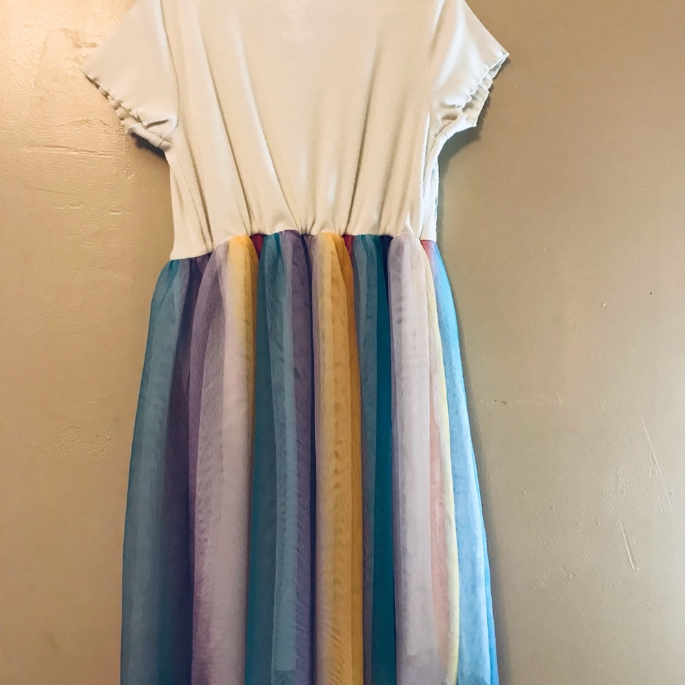 Unicorn dress sz 7/8